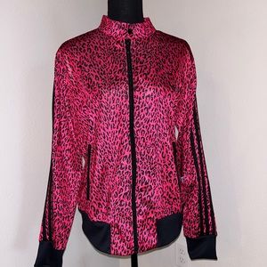 HTF XL hot pink adidas’s jacket